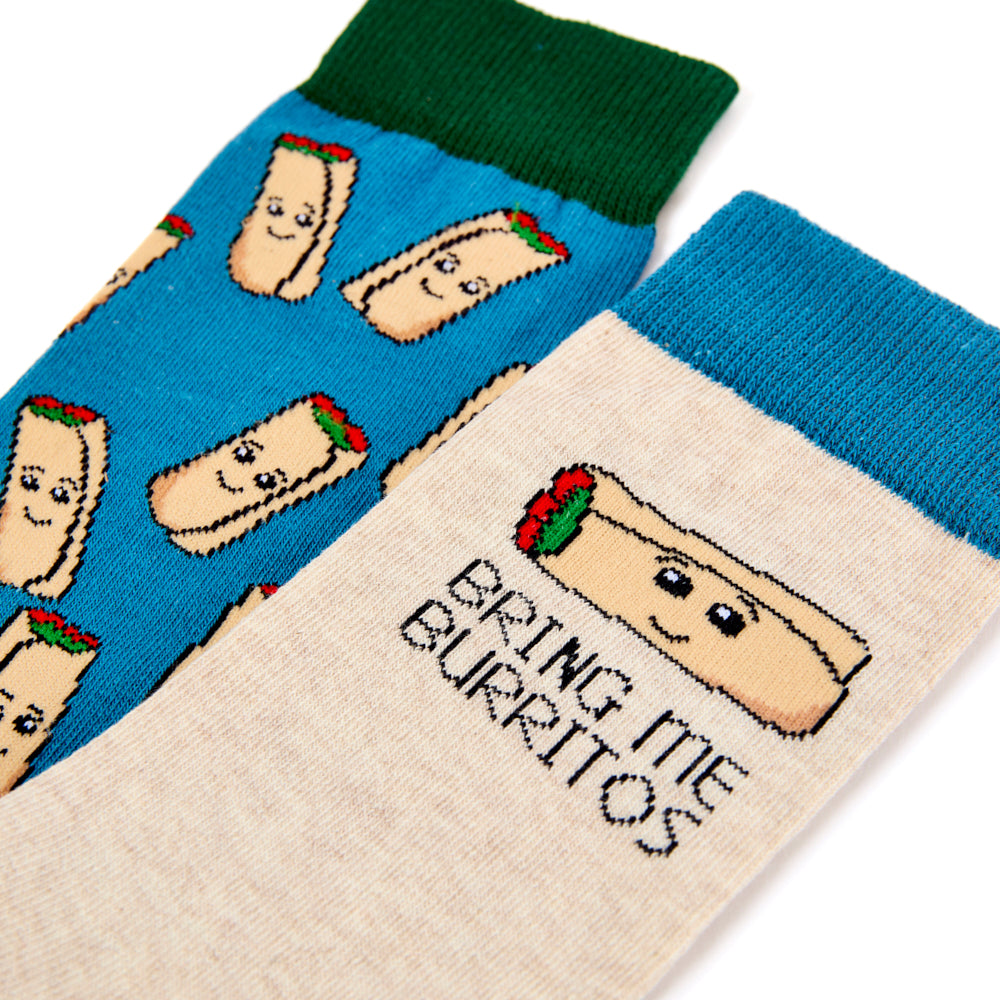 Unisex Burrito Socks Gift Box