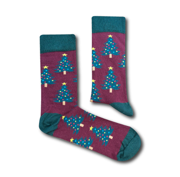 Unisex Christmas Tree Socks Gift Set