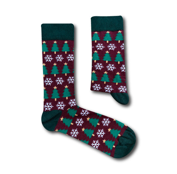 Unisex Christmas Tree Socks Gift Set