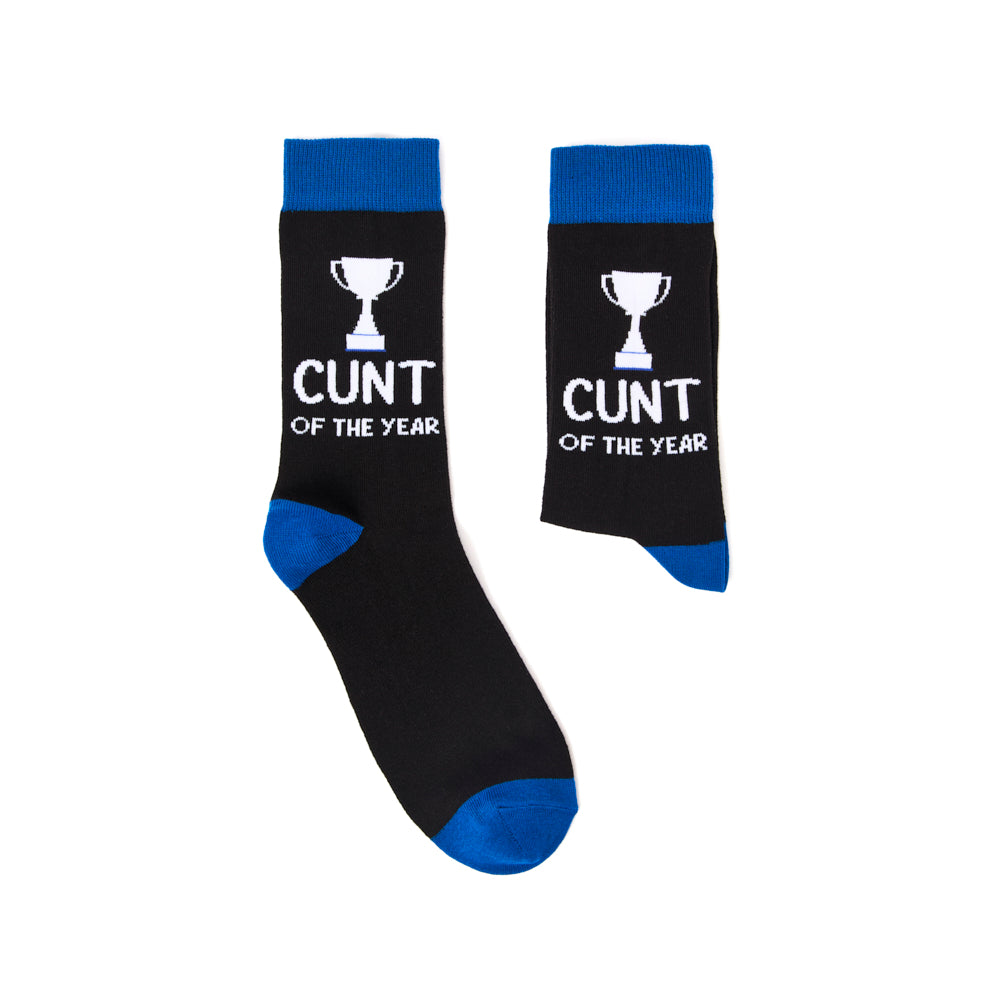 Unisex Cunt Of The Year Socks