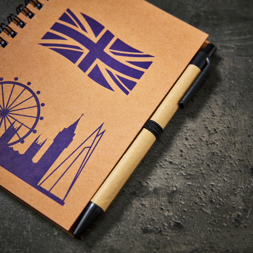 London Print A6 Notebook