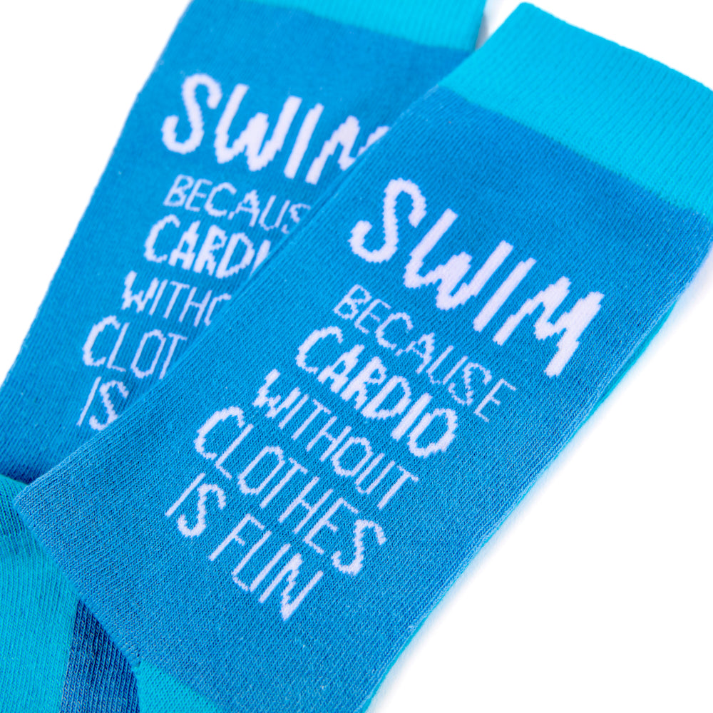 Unisex Swim Because Cardio Without Clothes Is FunSocks