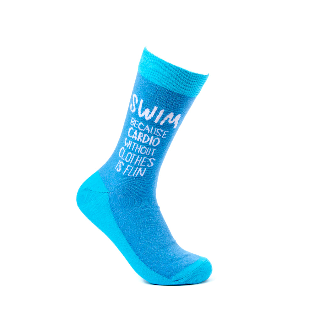 Unisex Swim Because Cardio Without Clothes Is FunSocks