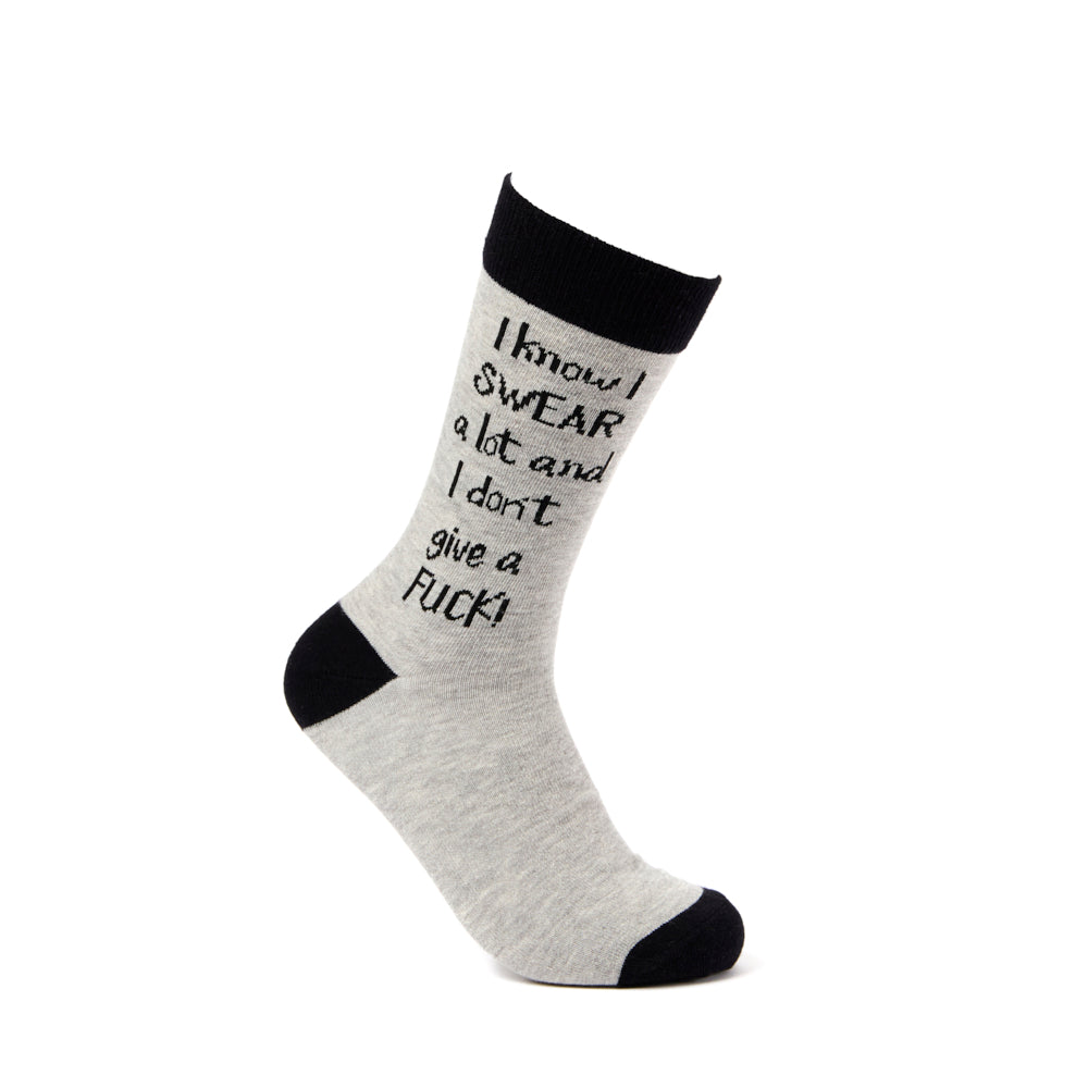 Unisex I Know I Swear A Lot And I Don't Give A Fuck Socks