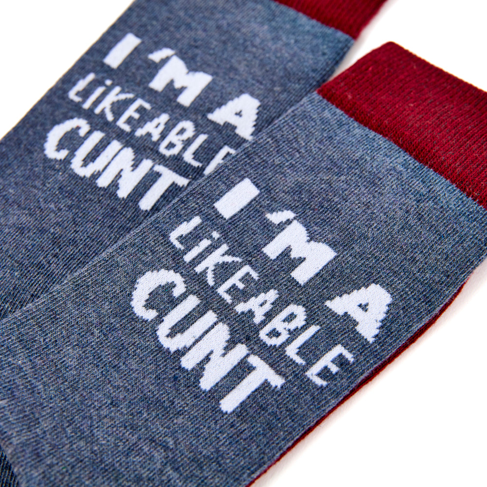 Unisex I'm A Likeable Cunt Socks
