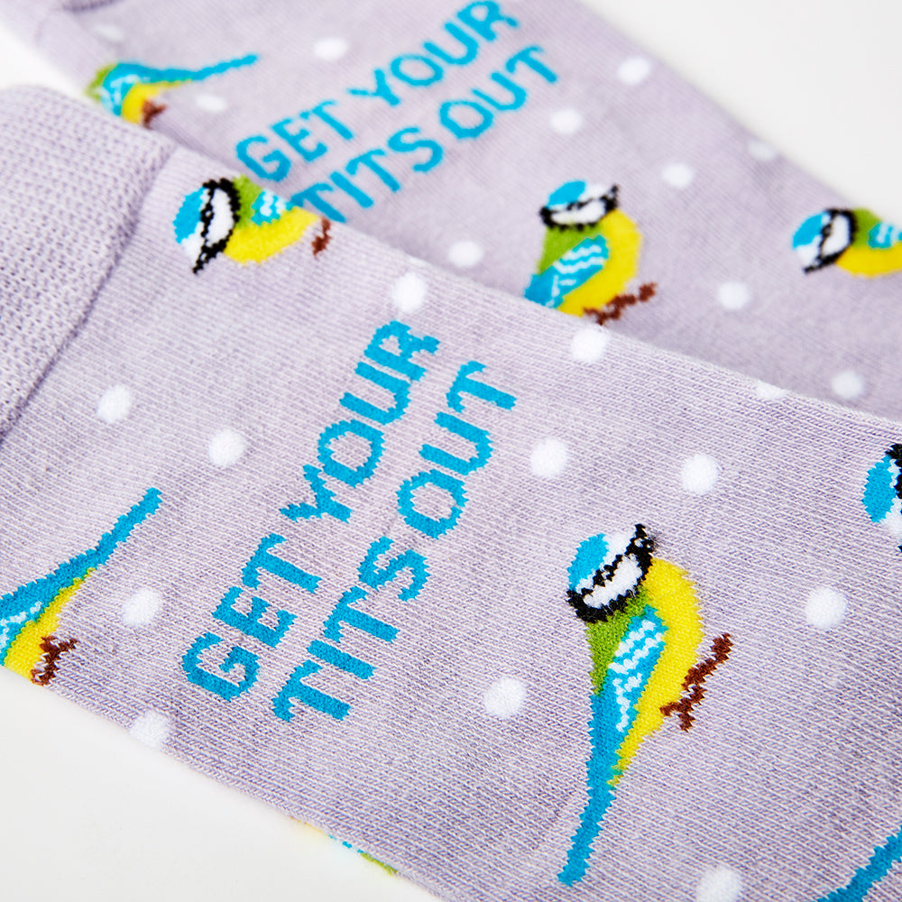 Unisex Get Your Tits Out Socks