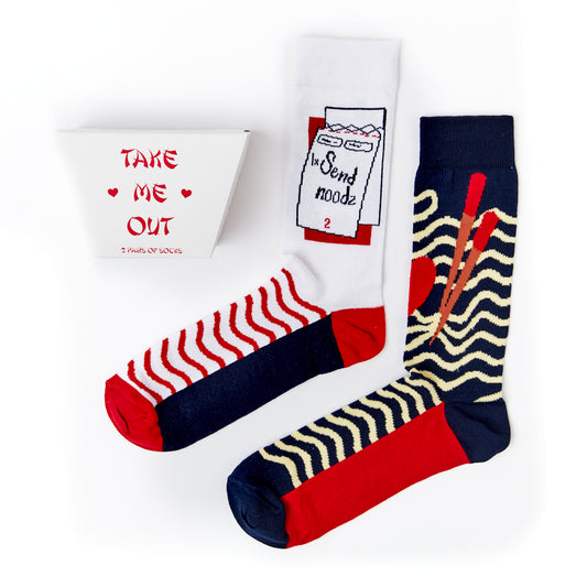 Unisex Noodle Socks Gift Set