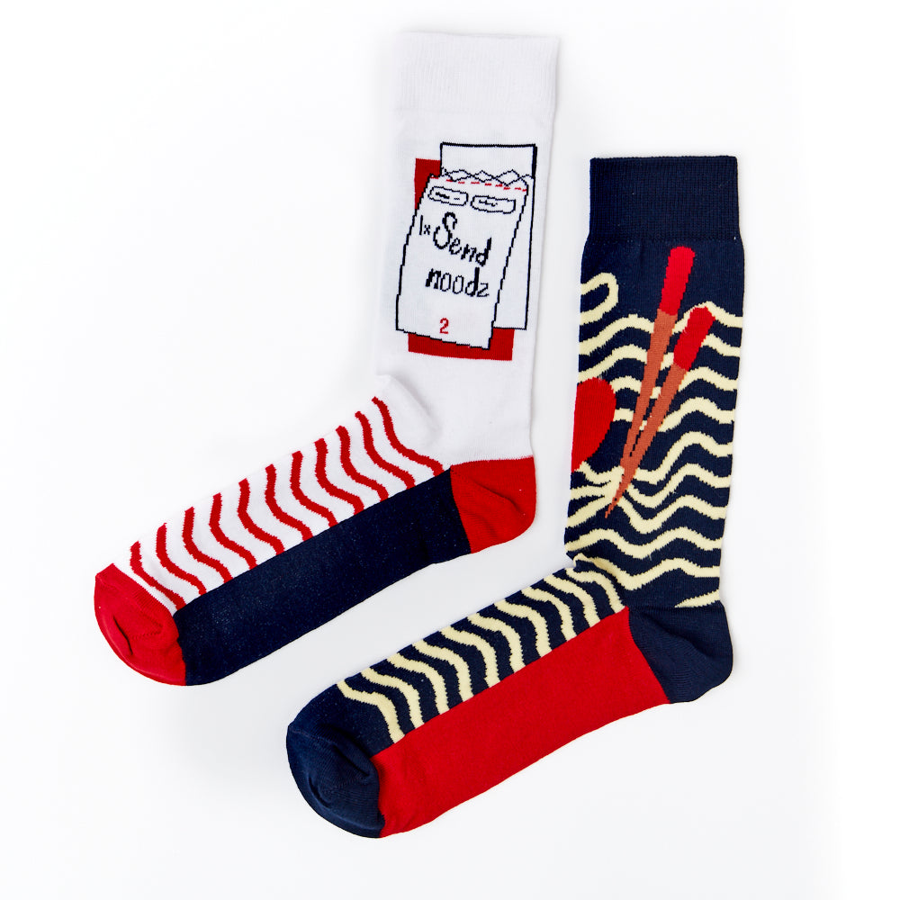 Unisex Noodle Socks Gift Set