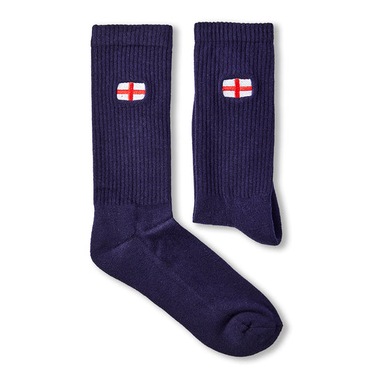 Unisex England Flag Motif Socks