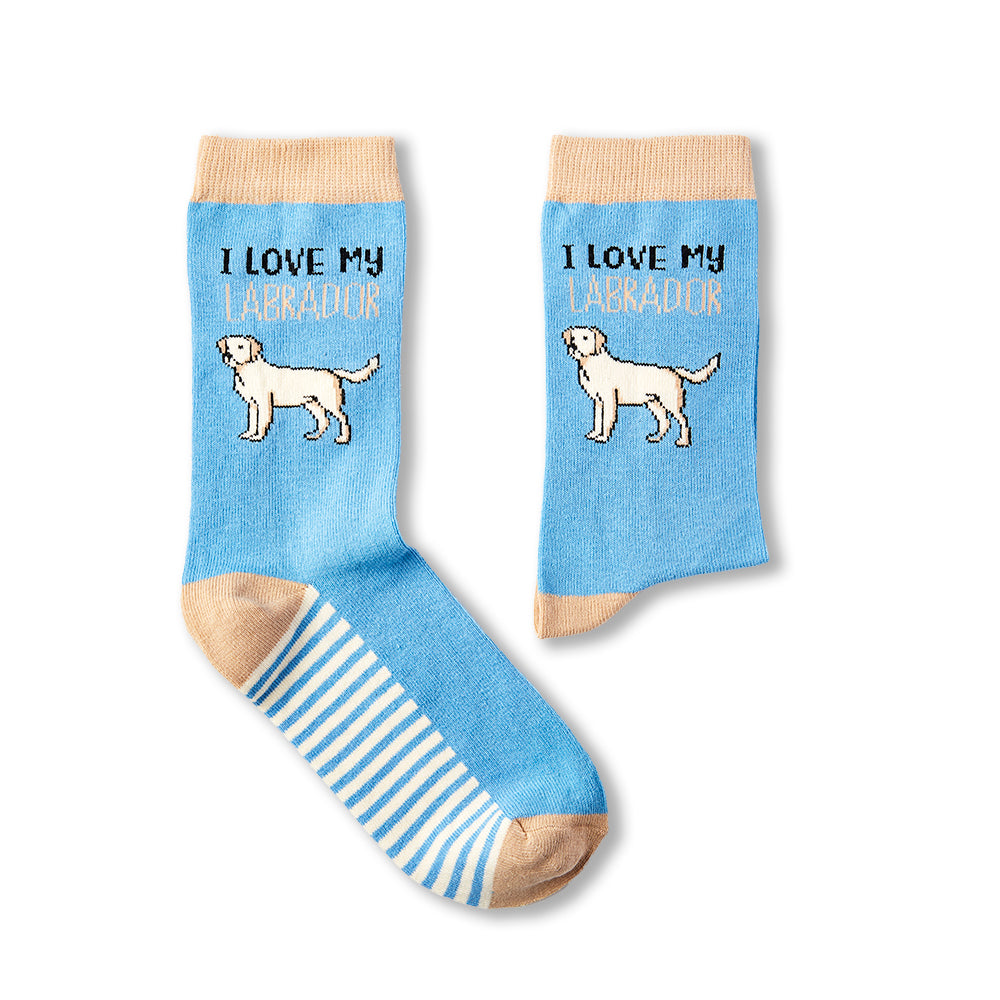 Ladies I Love My Labrador Socks