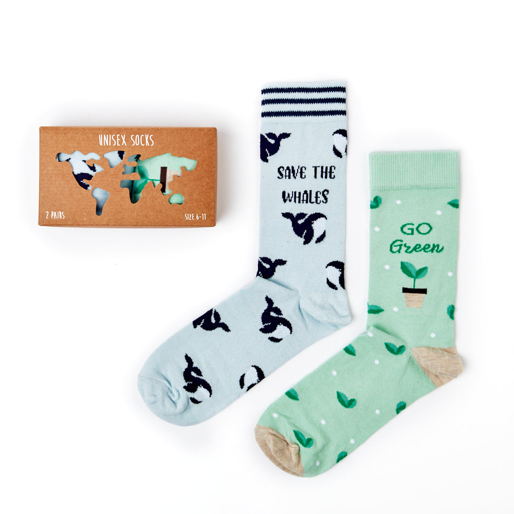Unisex Earth Day Socks Gift Set