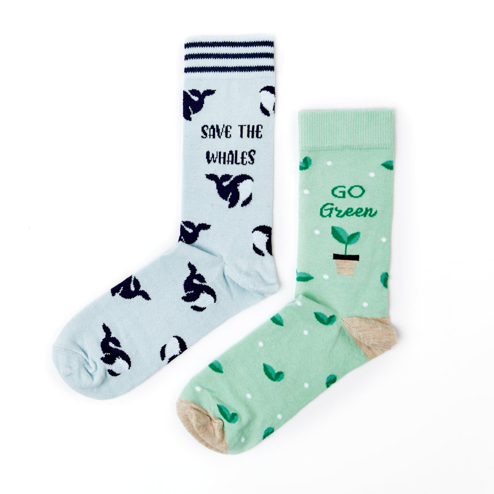 Unisex Earth Day Socks Gift Set