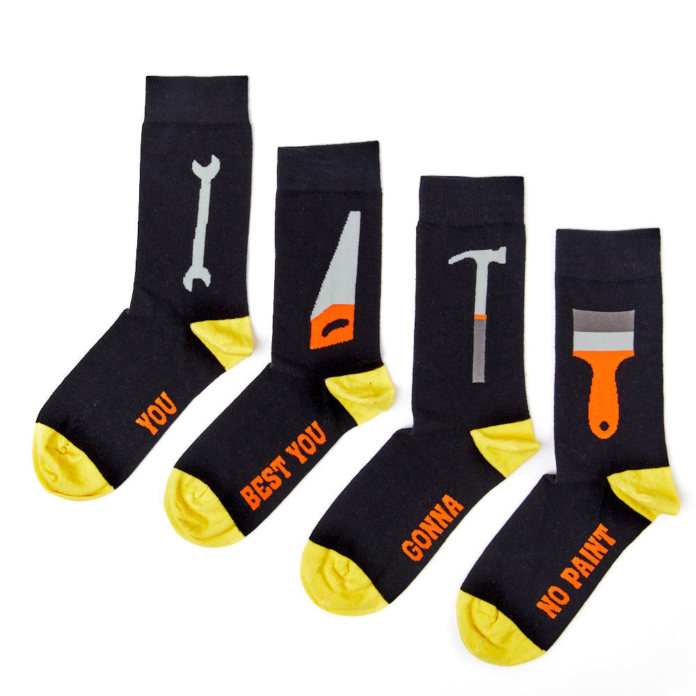 Unisex Tool Box Socks Gift Set