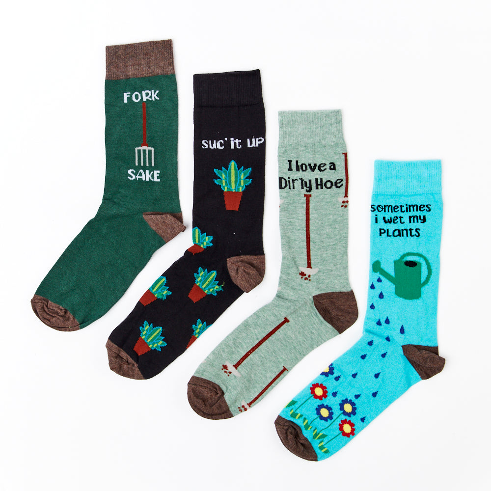 Unisex Gardening Shed Socks Gift Set
