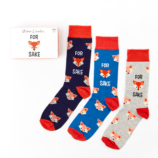 Unisex For Fox Sake Socks Gift Set