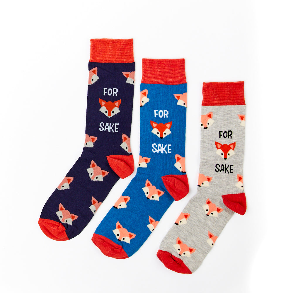 Unisex For Fox Sake Socks Gift Set