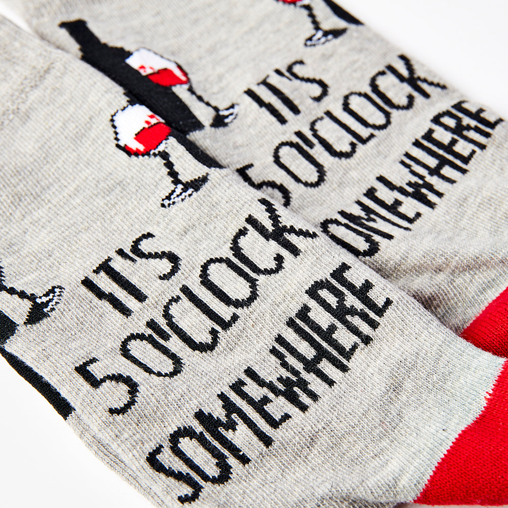 Ladies It's 5 O'clock Somewhere Socks