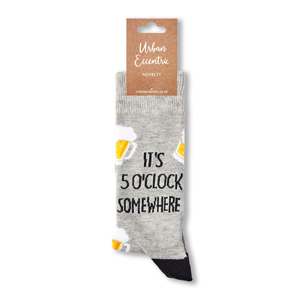 Unisex It's 5 O'Clock Somewhere Beer Socks