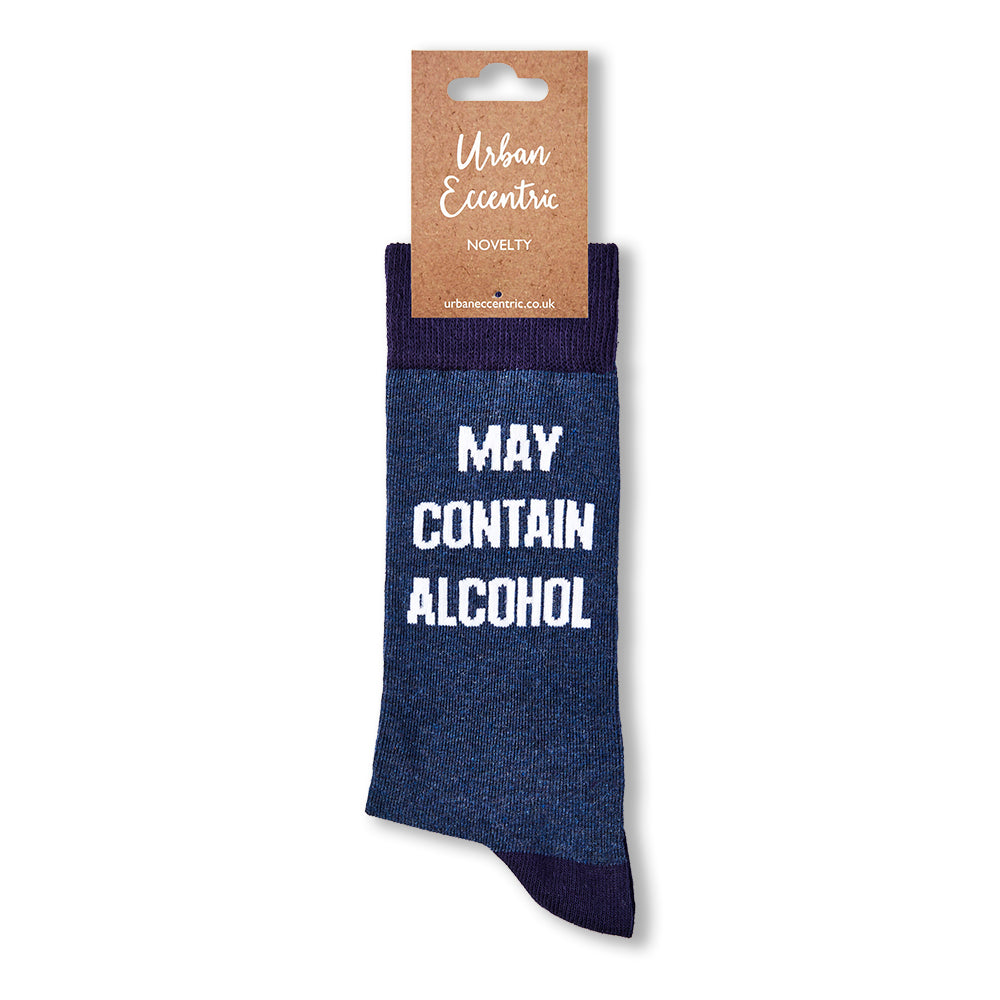 Unisex May Contain Alcohol Socks