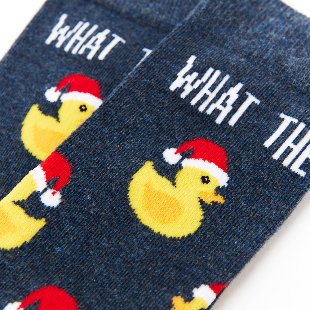 Unisex Christmas What The Duck Socks