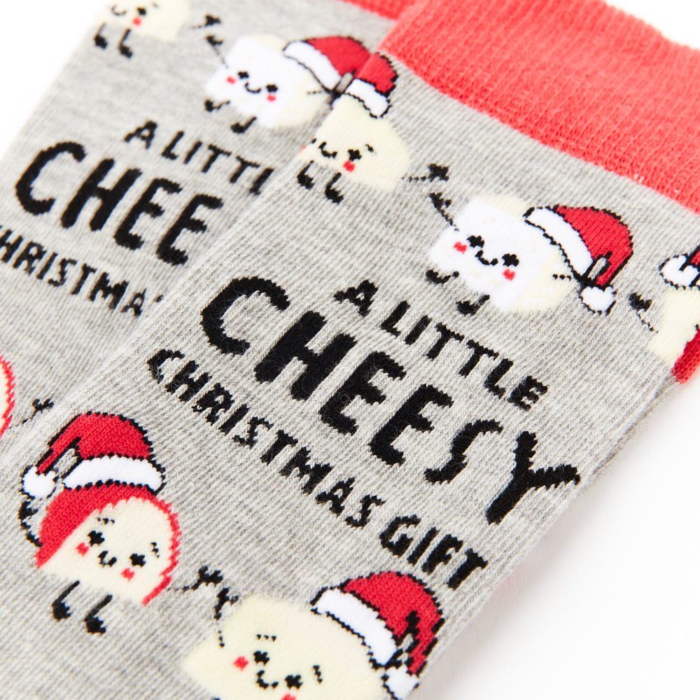 Unisex Cheesy Christmas Gift Socks