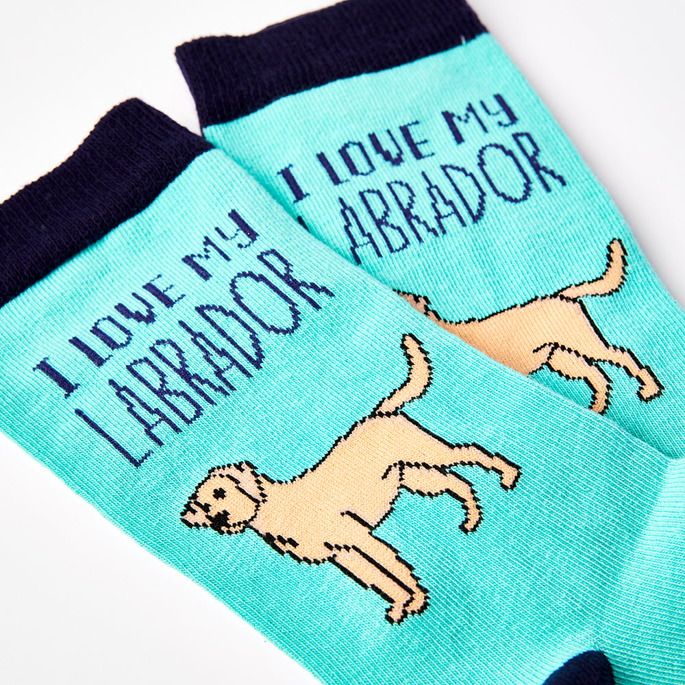 Ladies I Love My Labrador Socks