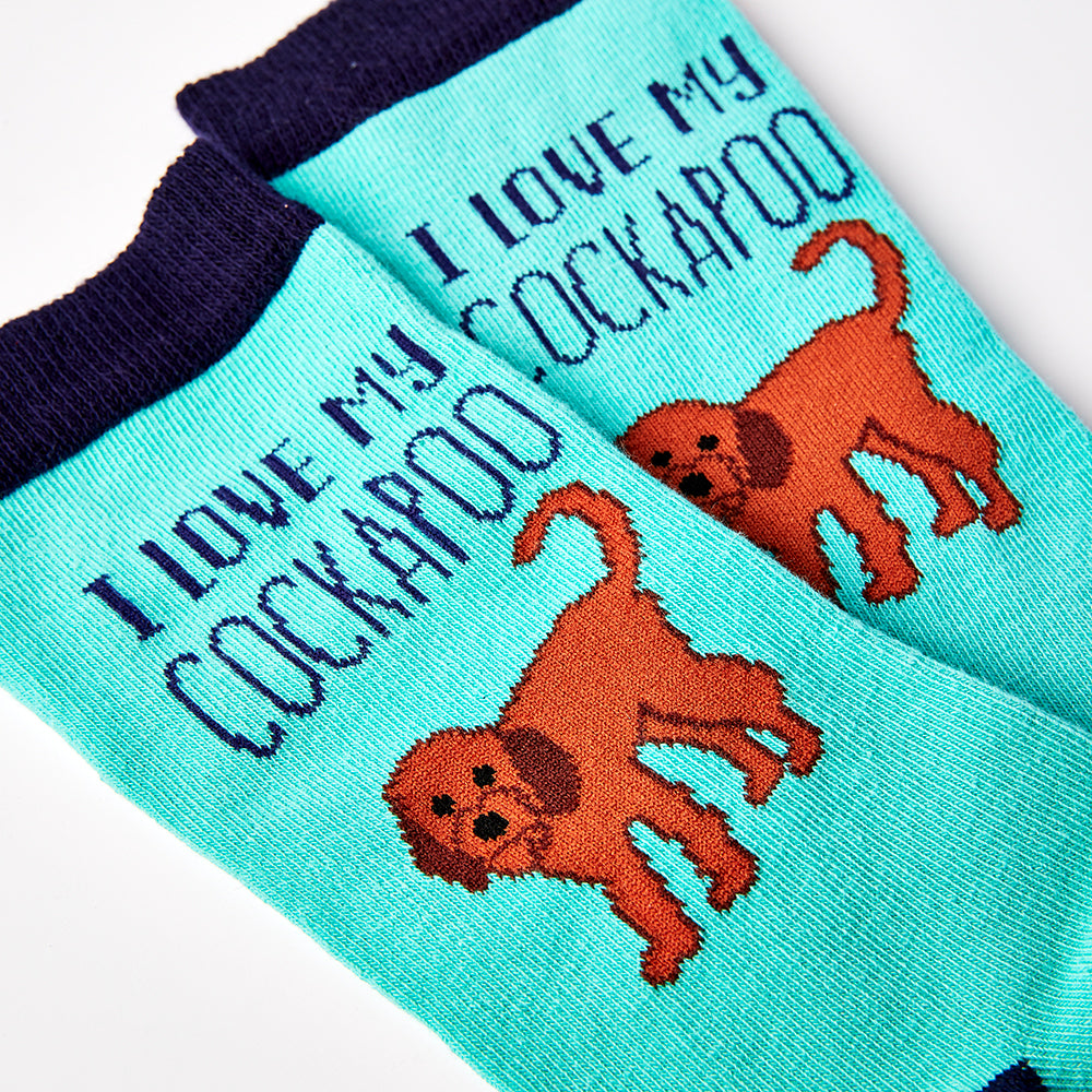 Ladies I Love My Cockapoo Socks – Urban Eccentric