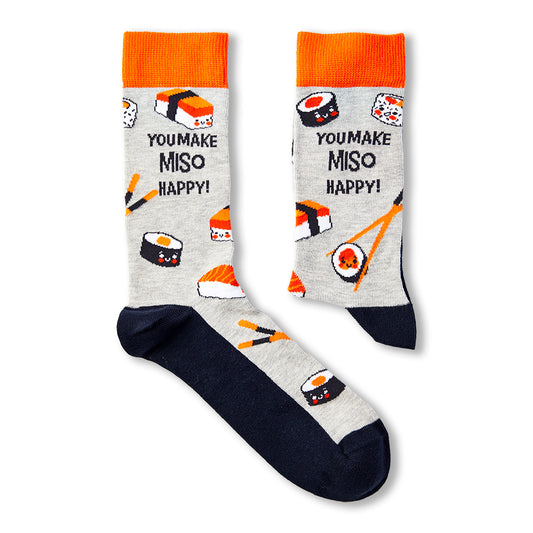 Unisex You Make Miso Happy Socks