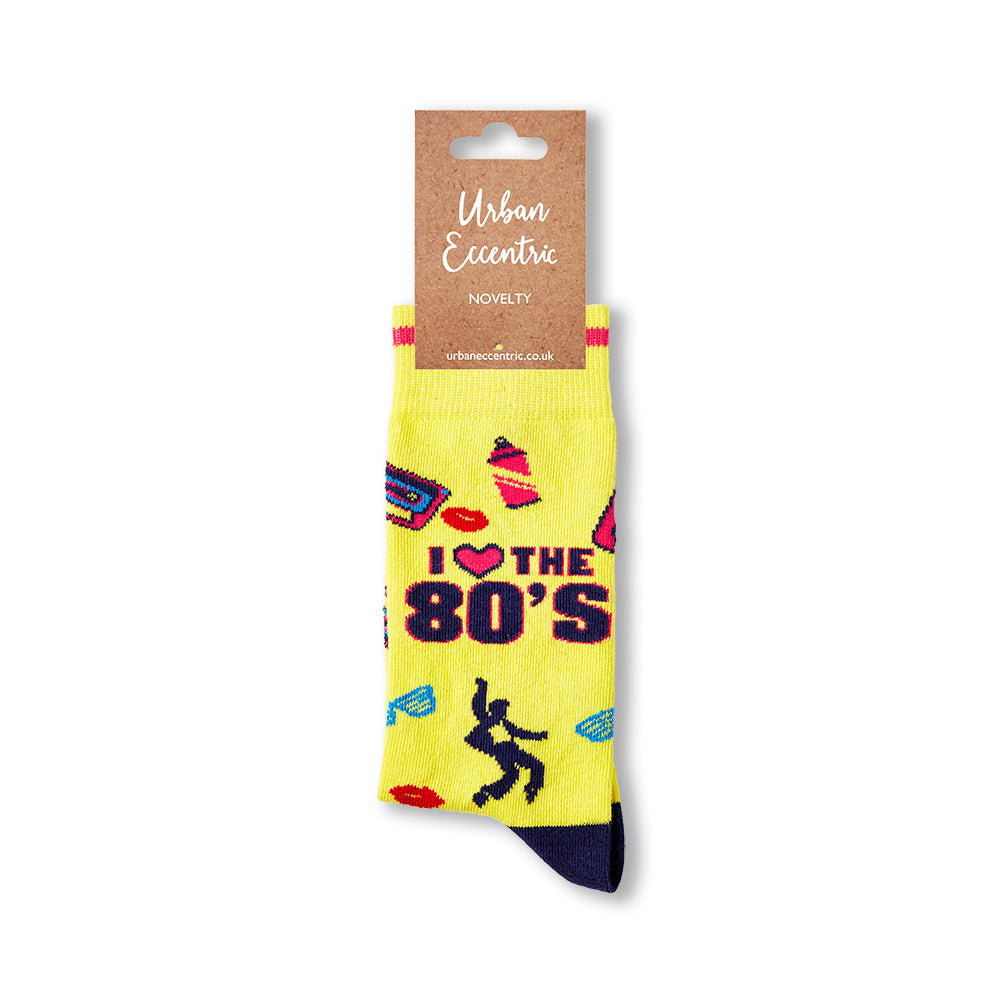 Unisex I Love The 80's Socks