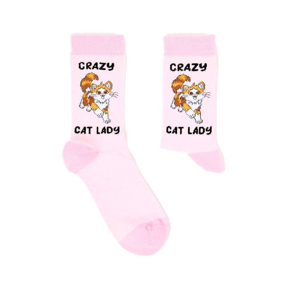 Ladies Crazy Cat Lady Socks