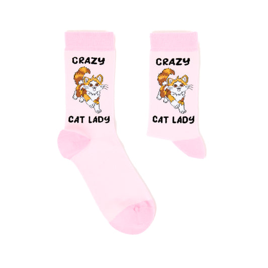 Ladies Crazy Cat Lady Socks