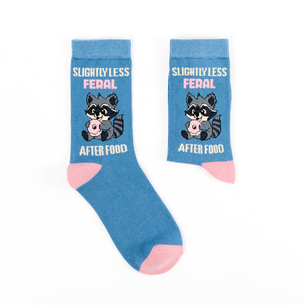 Ladies Slightly Less Feral After Food Socks