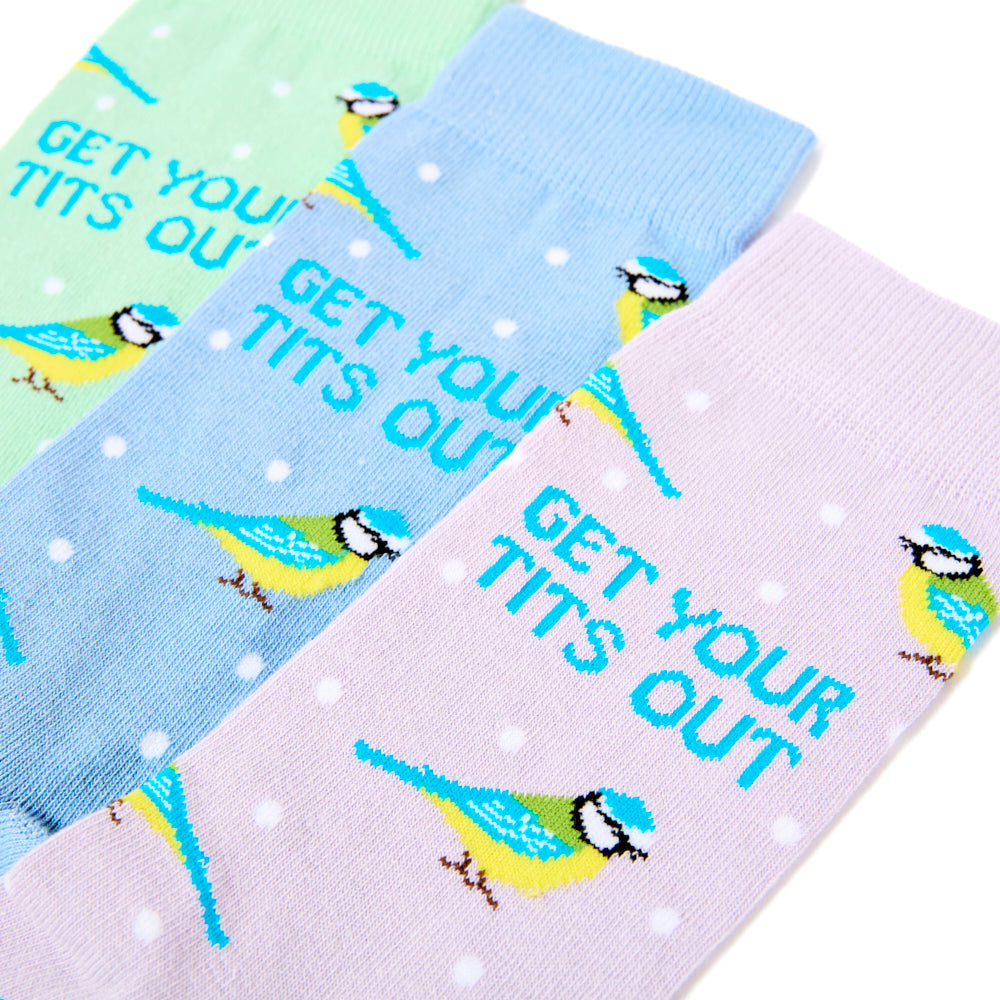 Unisex Get Your Tits Out Socks Gift Box