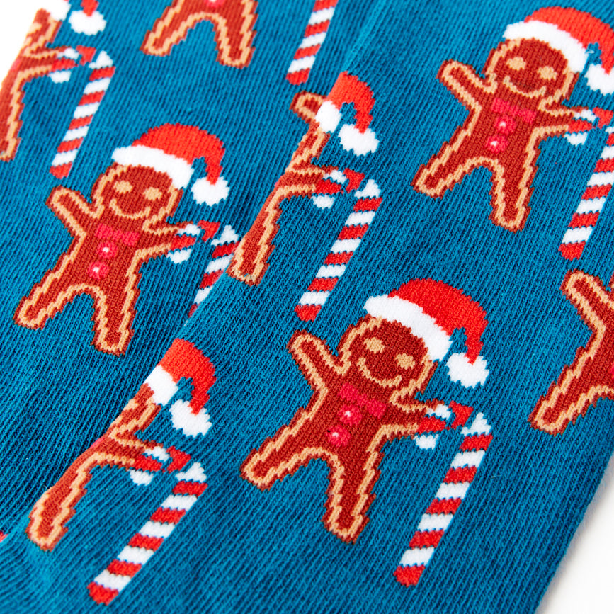 Unisex Gingerbread Man Socks Gift Set