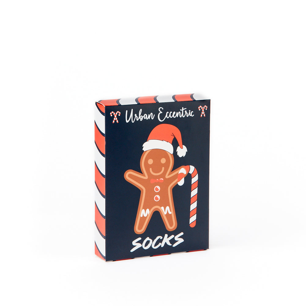 Unisex Gingerbread Man Socks Gift Set