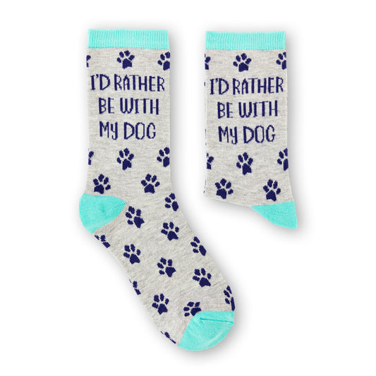 Ladies Rather Be With My Dog Socks