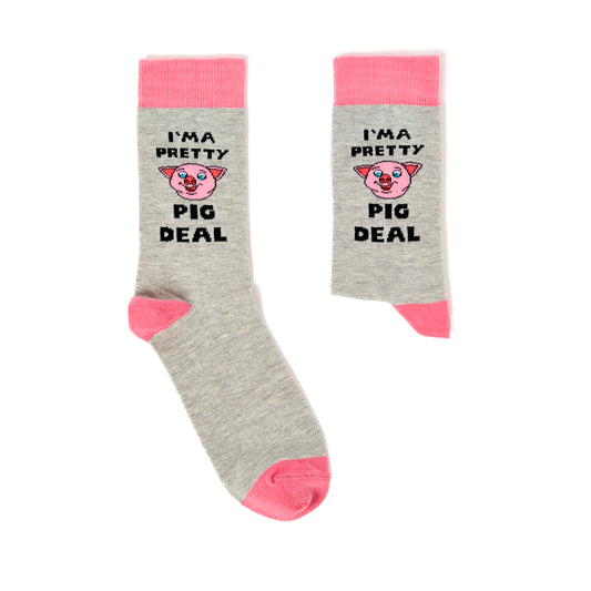 Unisex I'm A Pretty Pig Deal Socks