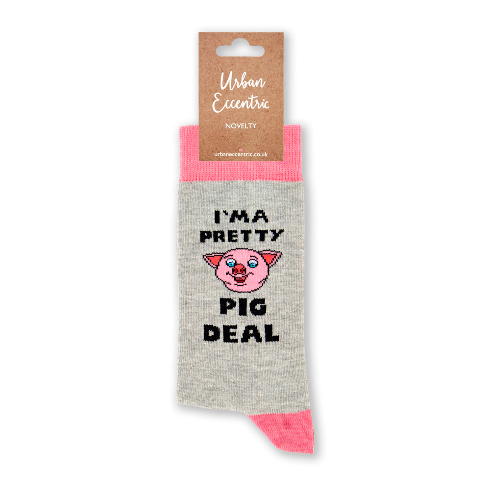 Unisex I'm A Pretty Pig Deal Socks