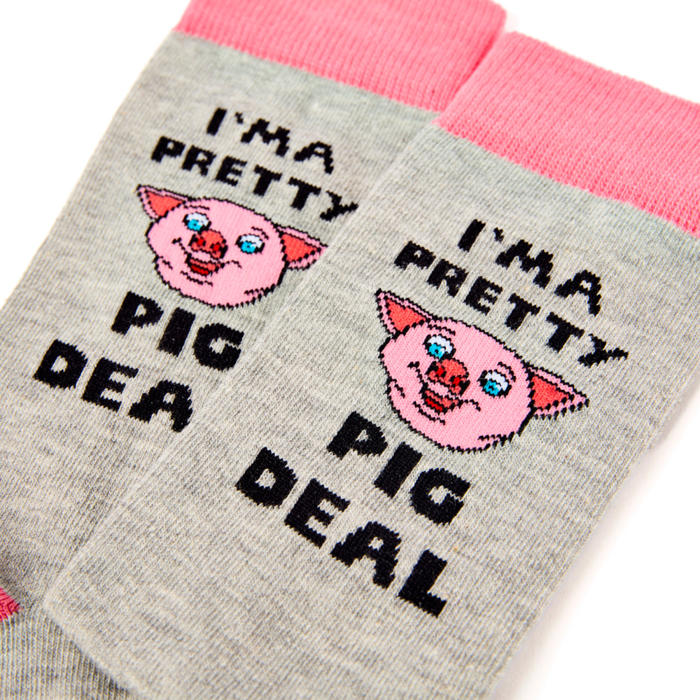 Unisex I'm A Pretty Pig Deal Socks