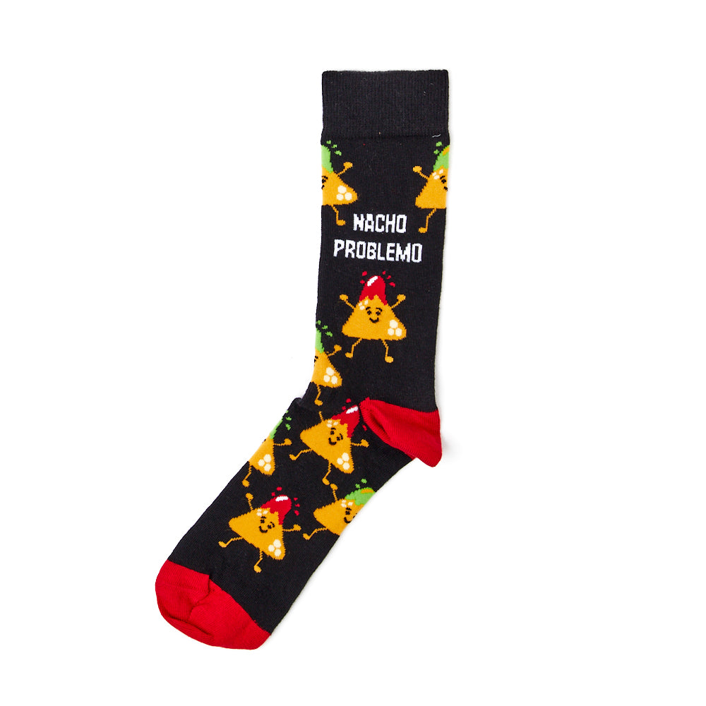 Unisex Nacho Problemo Socks Gift Set