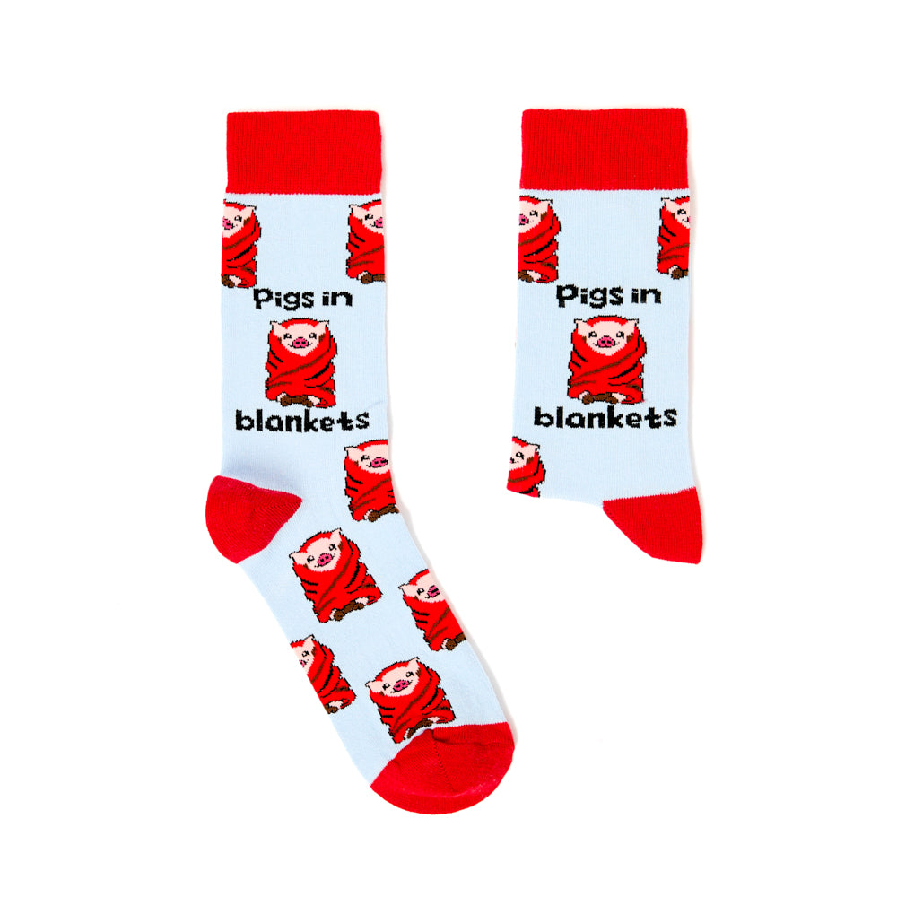 Unisex Pigs in Blankets Socks