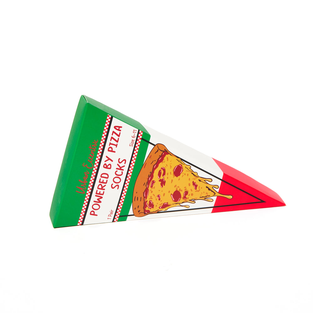 Unisex Powered By Pizza Slice Gift Box Socks