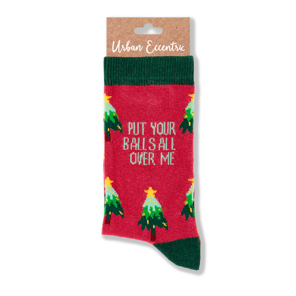 Ladies Put Your Balls All Over Me Socks