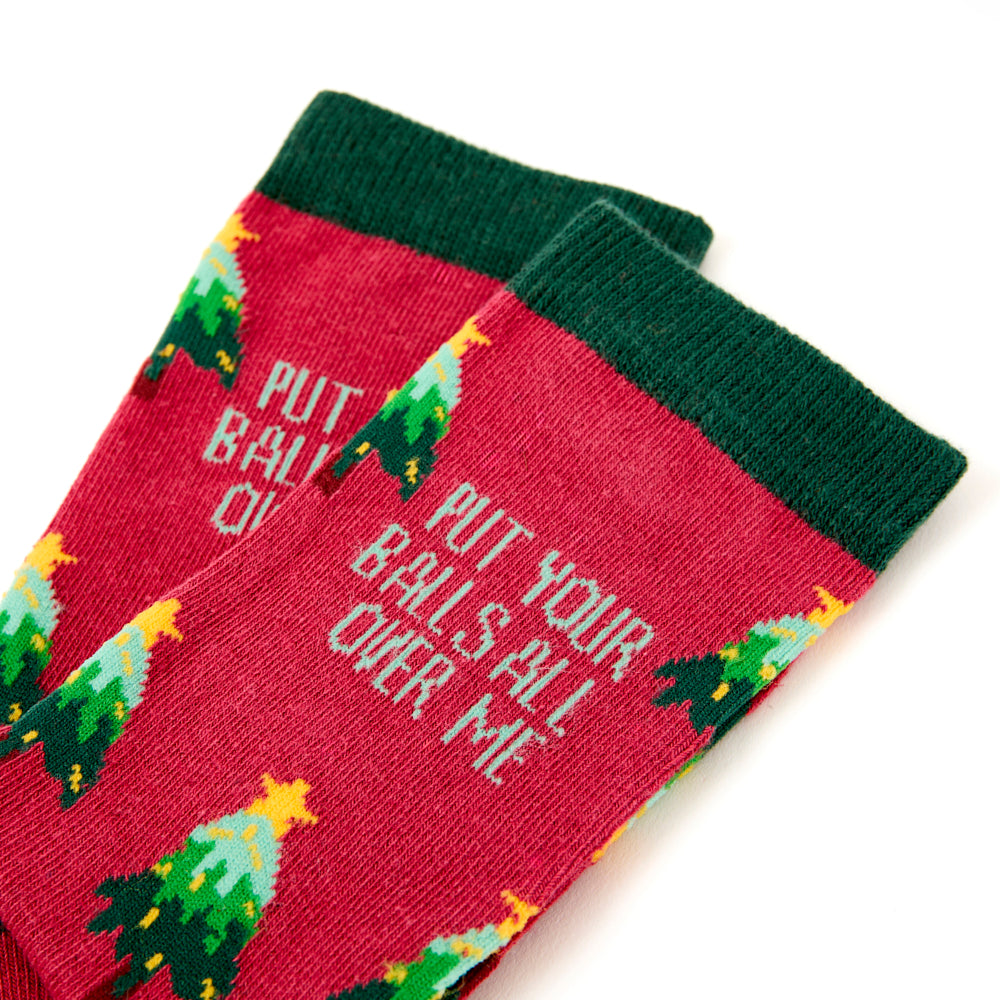 Ladies Put Your Balls All Over Me Socks