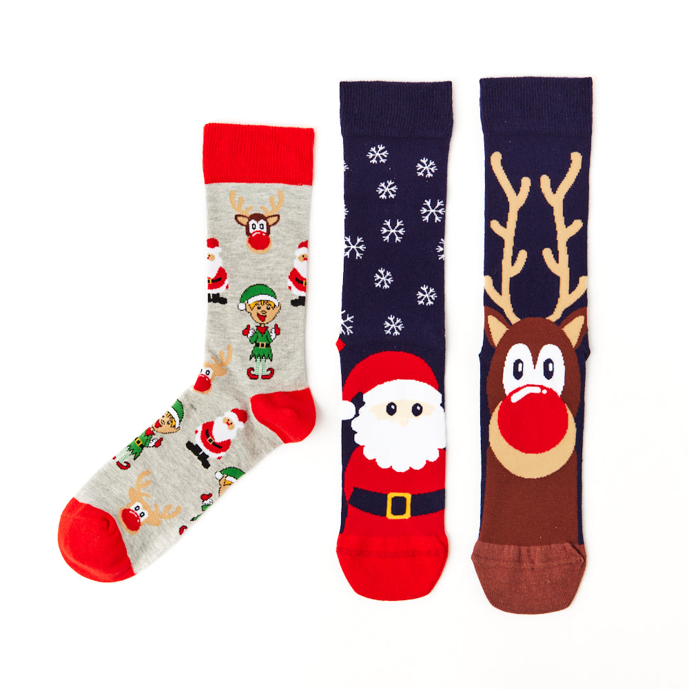 Unisex Santa's Grotto Socks Gift Set