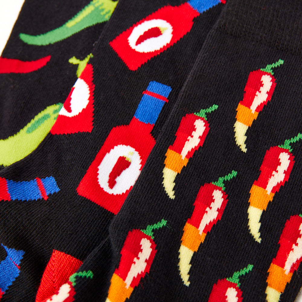 Unisex Spice Bottle Box Socks Gift Set