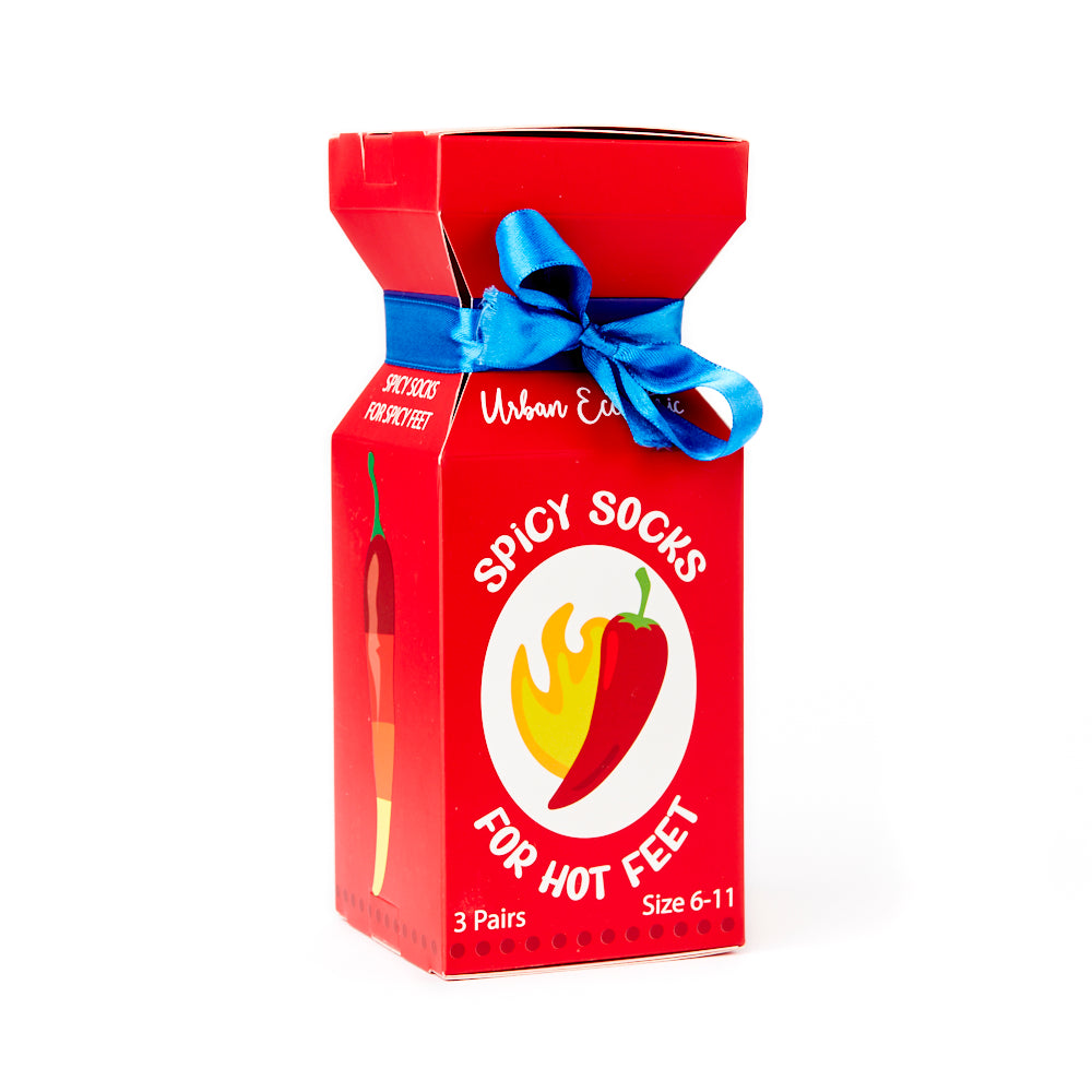 Unisex Spice Bottle Box Socks Gift Set