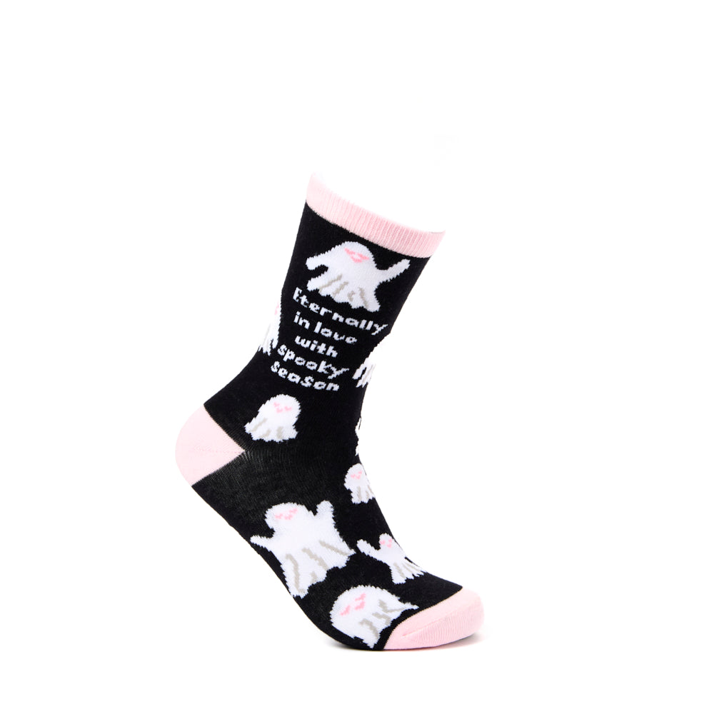 Ladies Eternally In Love With Spooky Season Socks