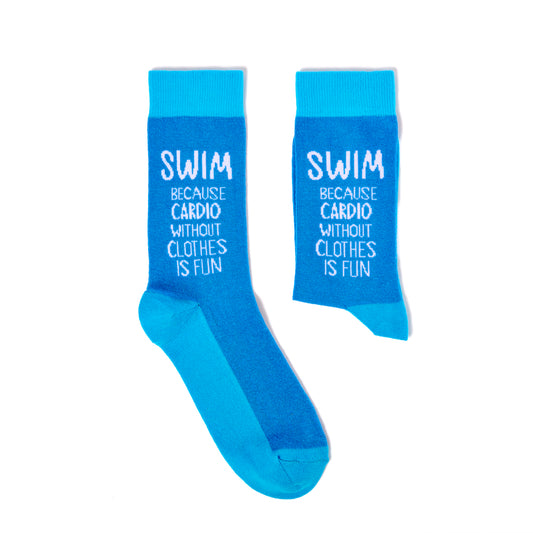 Unisex Swim Because Cardio Without Clothes Is FunSocks