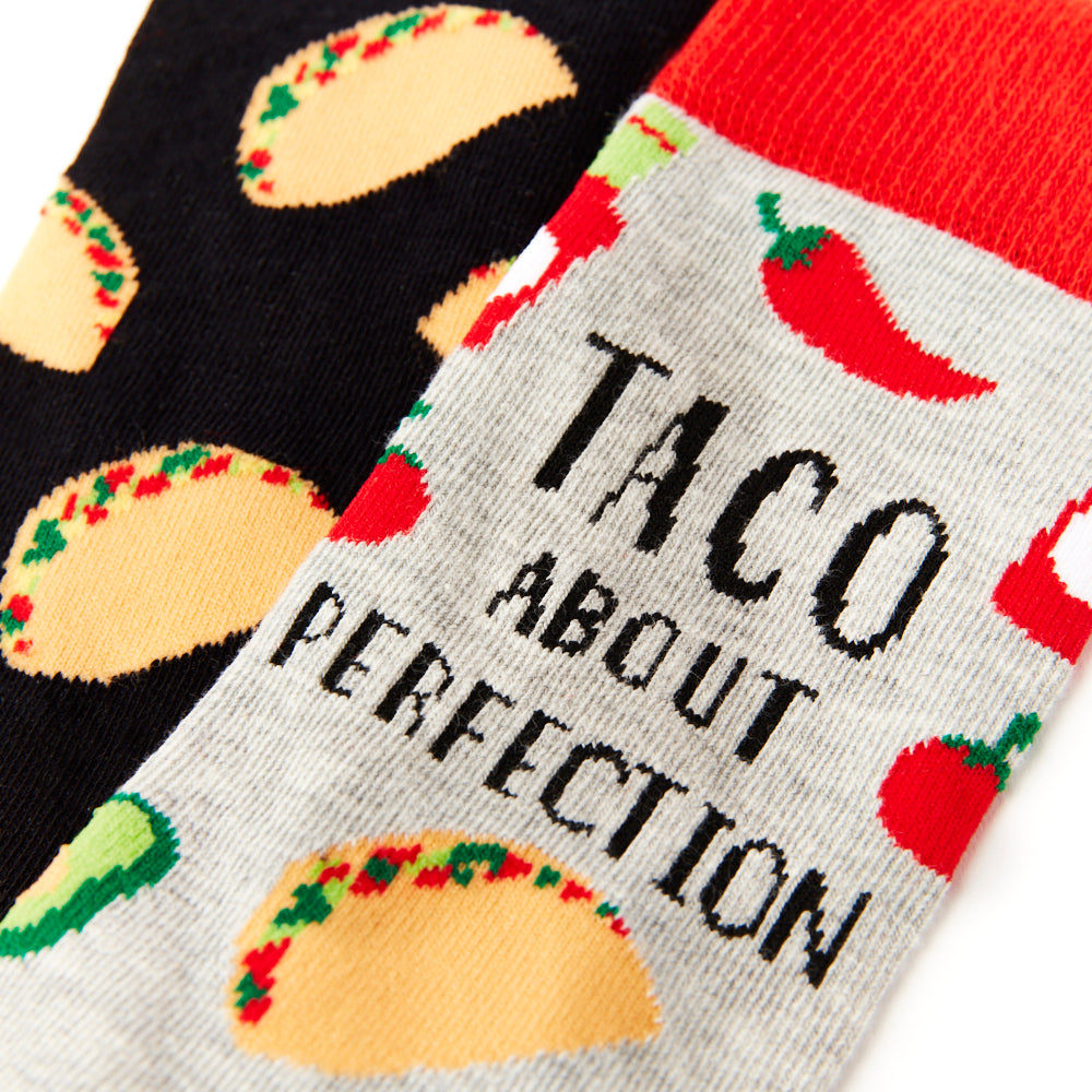 Unisex Taco Socks Gift Set